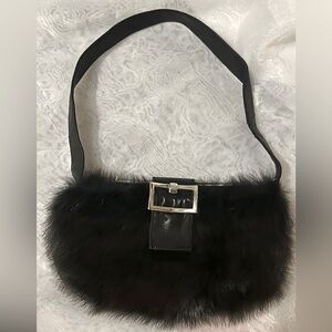 Overland sheepskin purse